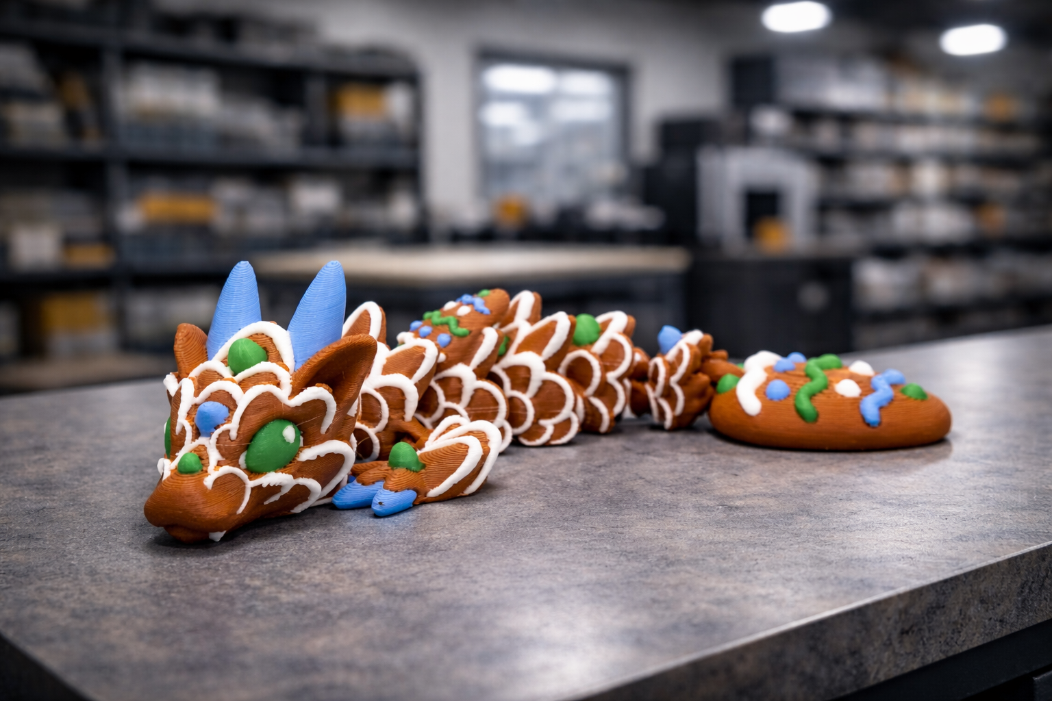 Multi-color figurine